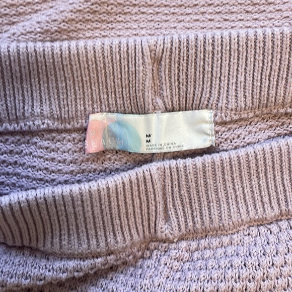 Free People Hailee Sweater Set, Aloha Lilac, Size Medium - Picture 5 of 5